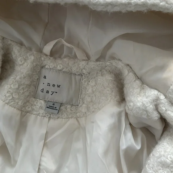 Cream Maxi Coat - Picture 5 of 9